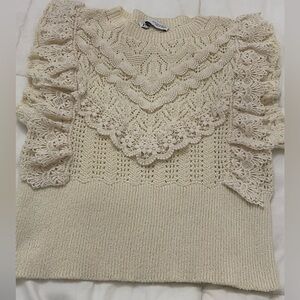 Zara crochet top